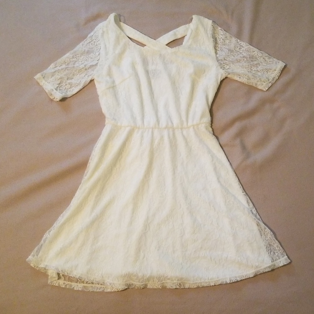 Mymichelle white dress